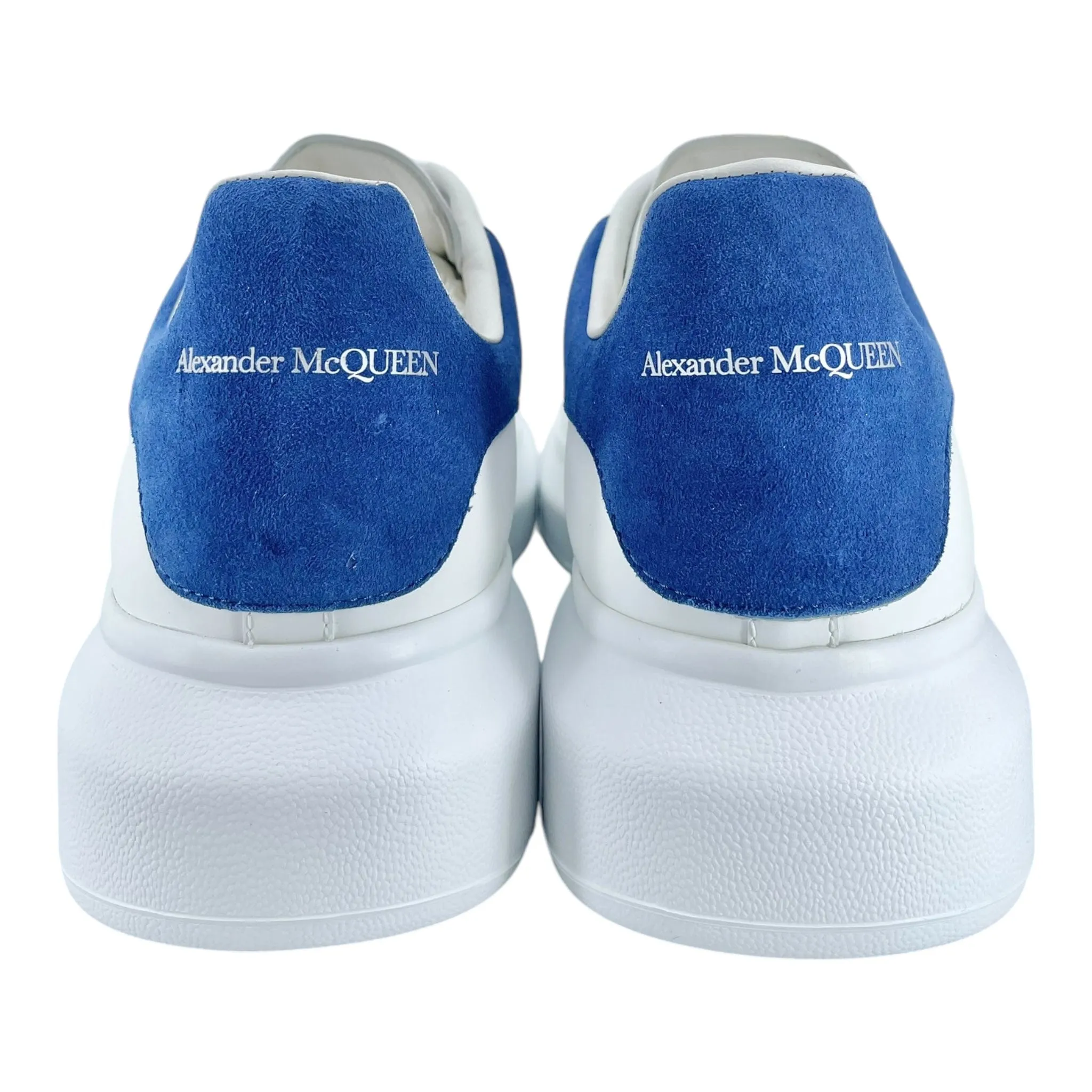 Alexander McQueen Larry Oversized Sneaker Suede White Blue