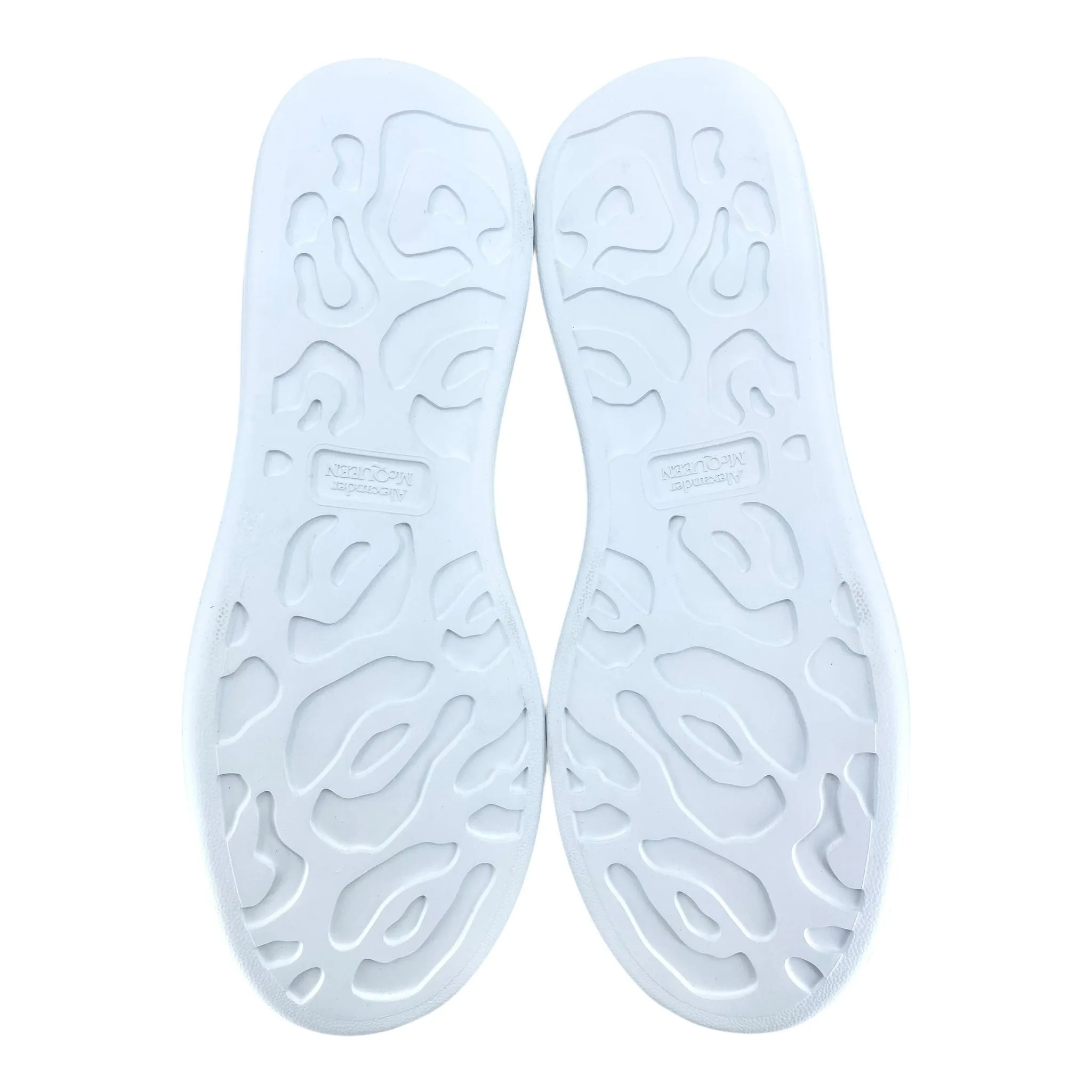 Alexander McQueen Larry Oversized Sneaker Suede White Blue