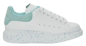 Alexander Mcqueen Larry Oversized Sneaker White Aquamarina (W)