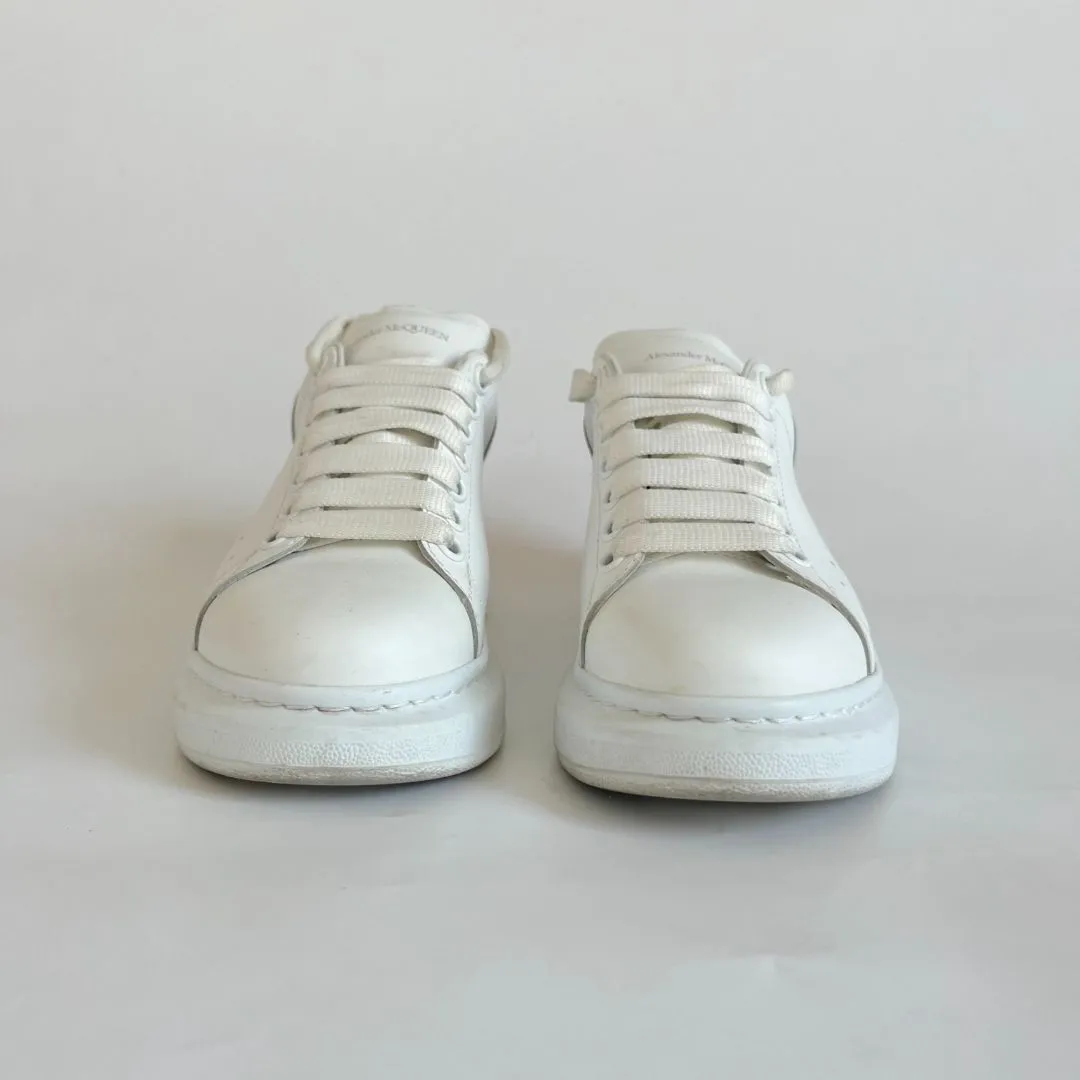 Alexander McQueen Oversized Low-Top Sneakers, 38.5