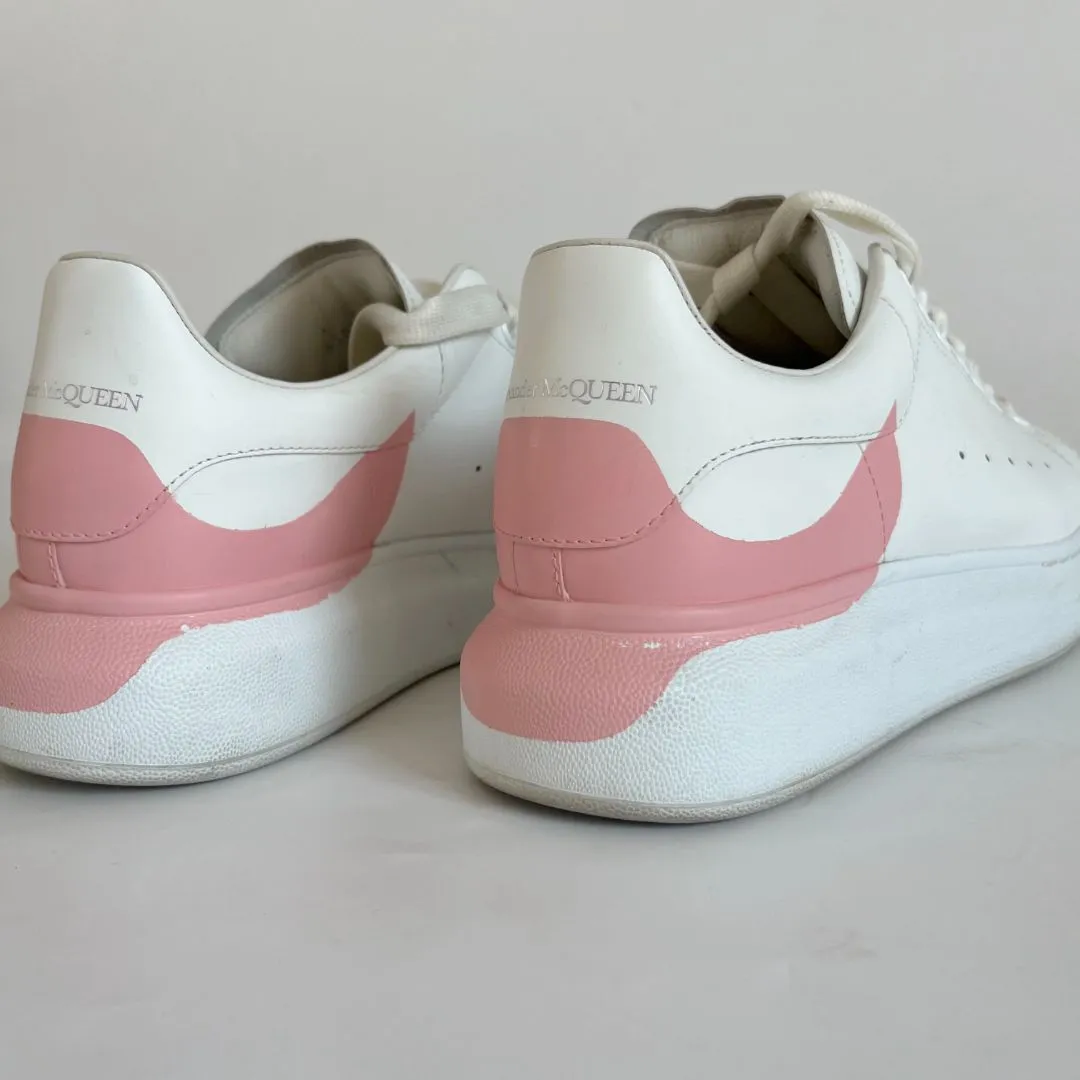 Alexander McQueen Oversized Low-Top Sneakers, 38.5