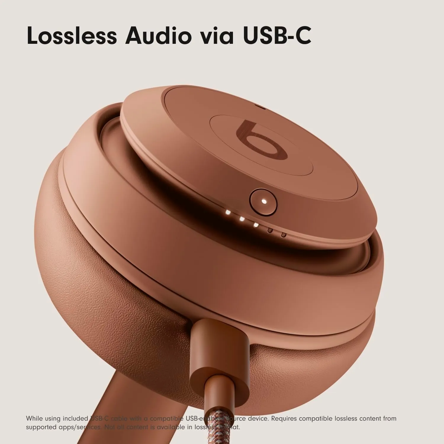 Beats Studio Pro x Kim Kardashian - Bluetooth Noise Cancelling Headphones with AppleCare  (2 Years) - Dune