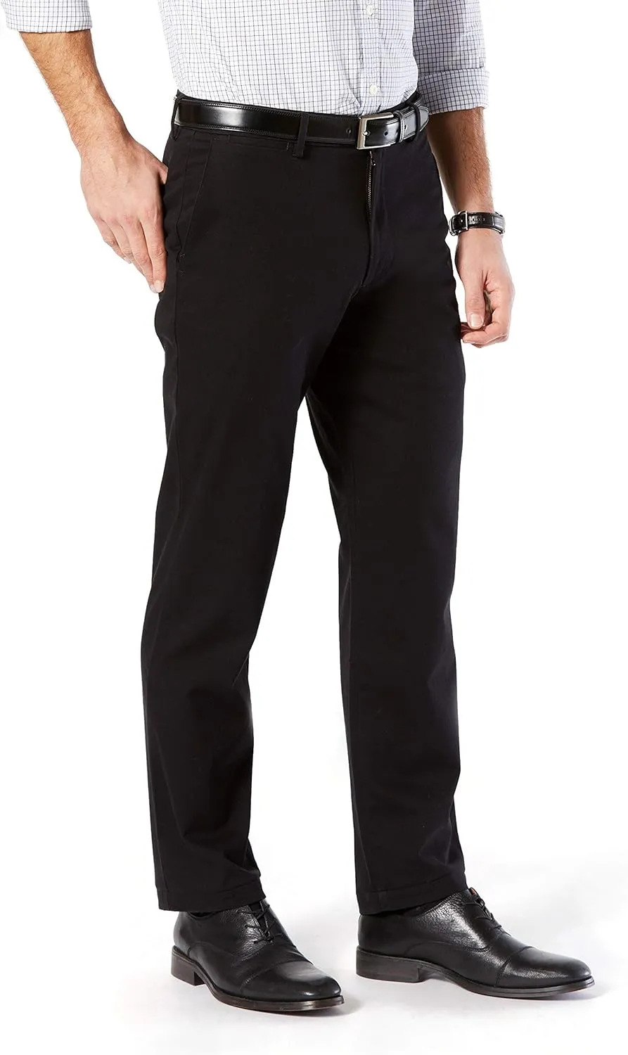 Dockers Men's Straight Fit Signature Lux Cotton Stretch Khaki Pant
