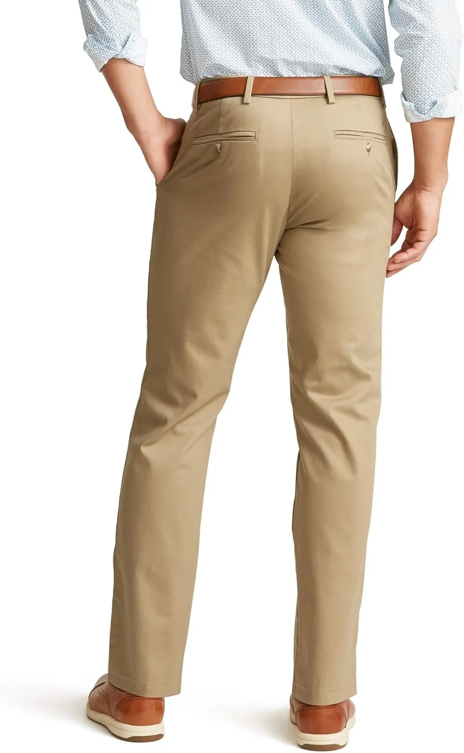 Dockers Men's Straight Fit Signature Lux Cotton Stretch Khaki Pant