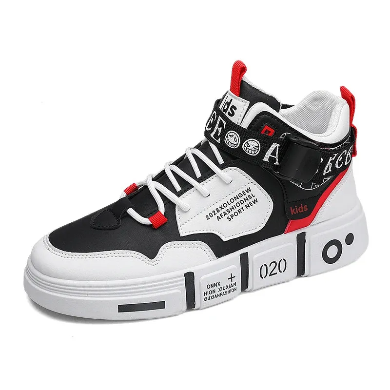 Kids Non-Slip Street Flat Skateboard Sneakers