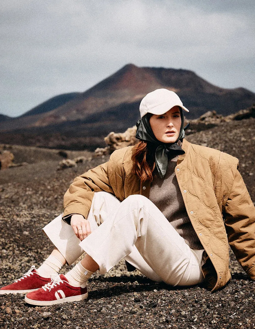Odaje - Lucia Burgundy Retro Trainer