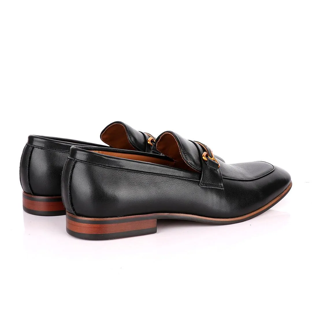 Salvatore Ferragamo Custom Designs Black Loafers