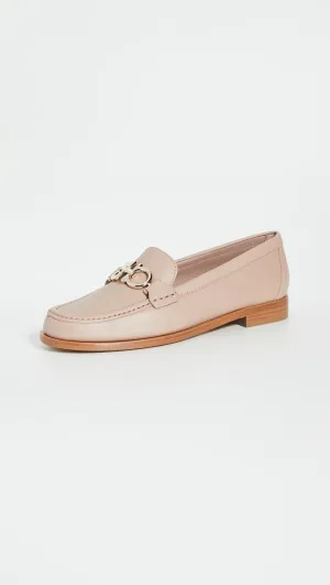 SALVATORE FERRAGAMO Rolo Women's 725789 Adobe Stone Shoe Size 5.5 D MSRP $850