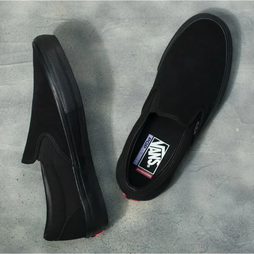 Vans Skate Slip-On Skateboard Shoe - Black/Black