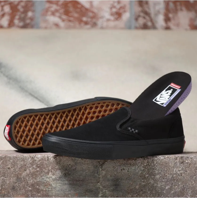 Vans Skate Slip-On Skateboard Shoe - Black/Black