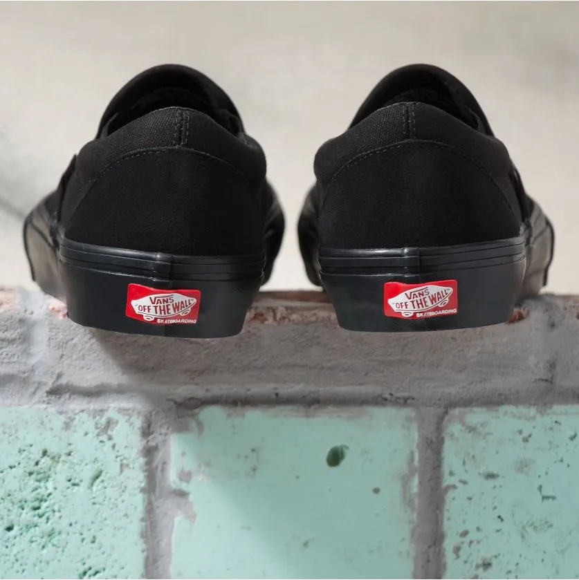 Vans Skate Slip-On Skateboard Shoe - Black/Black