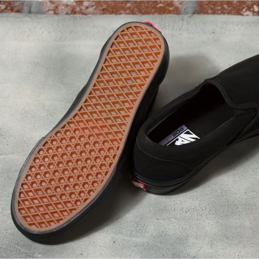 Vans Skate Slip-On Skateboard Shoe - Black/Black
