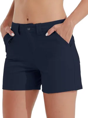 Willit Women's Golf Hiking Shorts Quick Dry Athletic Casual Summer Shorts with Pockets 4.5 in